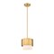 Z-Lite Counterpoint Pendant, 1-Light, 7.25 In.W x 6.75 In.H, Modern Gold/White 495P7-MGLD - alternate 1